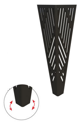 Мебельная опора для стола TL 32.41132 - TL 32.41133